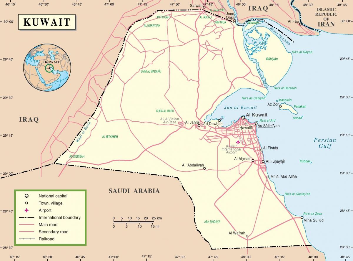 Кувейт Пътна карта