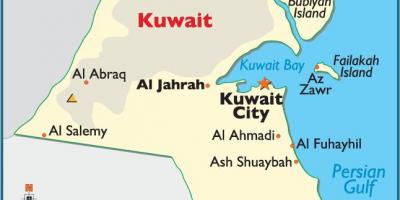 Кувейт пълна картата